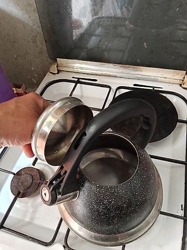 Çaydanlar: Qaz sobası üçün fit çalan çaydan - Material: paslanmayan polad gövdə — 3