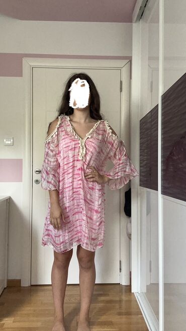 haljine za trudnice zara: XL (EU 42), L (EU 40), M (EU 38), bоја - Roze, Oversize, Kratkih rukava