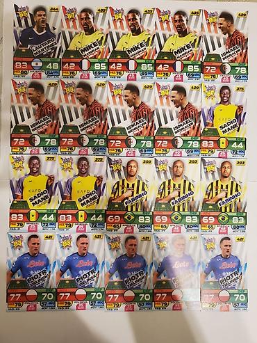 sak qosqu: Futbol kolleksiya kartları dəsti 195 kart - Seriya: Blast Cards — 2