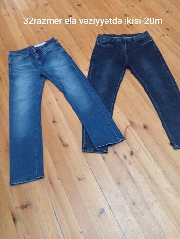 Şalvarlar: Hamısı 40m tək 10m razmer şəkil üstə yazilib Kişi şalvarları – — 8