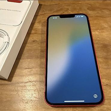 apple mini: IPhone 13 mini, 128 GB, Qırmızı, Barmaq izi, Face ID, Simsiz şarj — 2