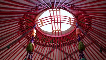 Аренда юрт: Аренда юрты, Каркас Деревянный, 75 баш, Стулья, Казан, Посуда — 9