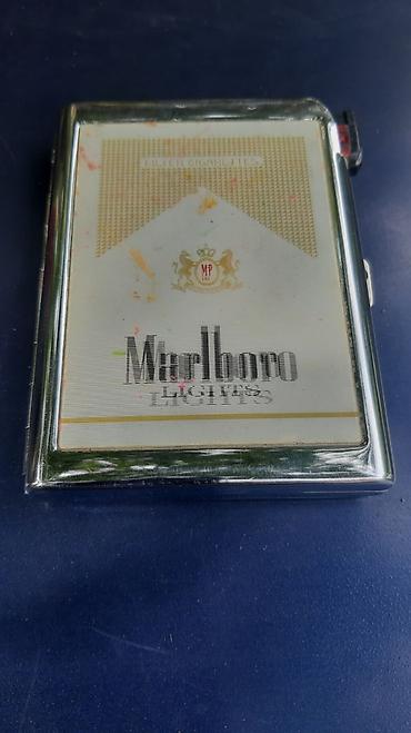 cardinal siqaret qiyməti: Marlboro Lights dizaynlı siqaret kisəsi və alışqan yuvalı SSRİ DƏN — 1