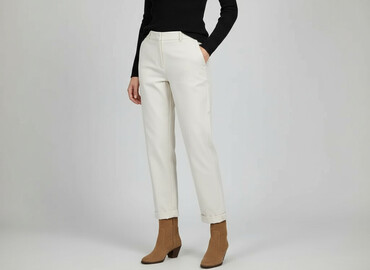 Women's Pants: Spodnie materiałowe damskie, rozmiar M