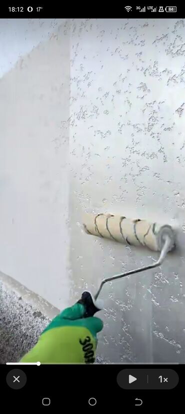 Fasad işləri: Fasad tarçovka (şırnaqlı/naxtalı tekstura) və emulsiya boya işləri – — 4