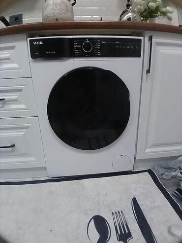 2 ci el sobalar: Paltaryuyan maşın Vestel, 8 kq, Avtomat, Qurutmasız