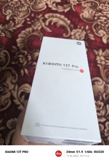зарядник айфона: Xiaomi, 13T Pro, Новый, 512 ГБ, цвет - Синий, 1 SIM, 2 SIM, eSIM