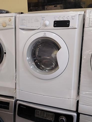 Paltaryuyan maşınlar: Paltaryuyan maşın Indesit, 6 kq, İşlənmiş, Avtomat, Qurutmasız, Kredit yoxdur, Ünvandan götürmə, Pulsuz çatdırılma, Ödənişli çatdırılma — 2