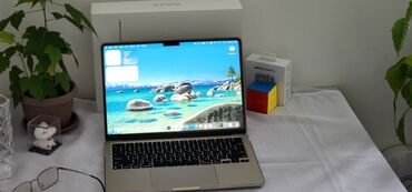 mac m3: Ноутбук, Apple, 16 ГБ ОЭТ, Apple M2, 13.5 ", Жаңы, Татаал эмес тапшырмалар үчүн, эс тутум SSD