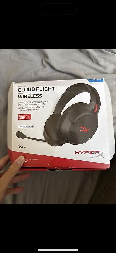 Qulaqcıqlar: Yeni Simsiz (Bluetooth) Qulaqcıqlar, HyperX, rəng - Qara — 1