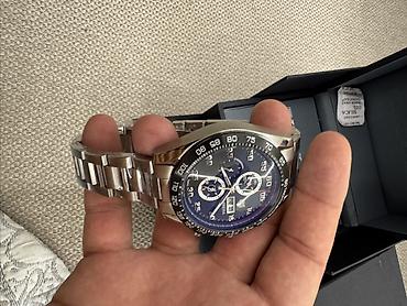 ушанки бишкек: Спорттук сааттар саат, TAG Heuer, Таймер жана секунда өлчөгүч, Суу өткөрбөөчү, Эркектердики, Жаңы — 4