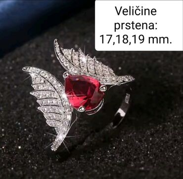 srebrne minđuše: Ženski prsten, Materijal: Biser, Cirkon
