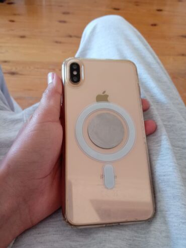 ayfon telfonlar: IPhone Xs Max, 64 GB, Matte Gold, Simsiz şarj