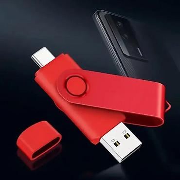 Hard diskovi, eksterni diskovi: USB flash memorija(dvostruki-USB i C ulaz)64GB NOVO. DUALNA FLEŠ — 3