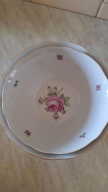 solo 611: Cinije NOVE od porcelana KOMPLET! Dimenzije! Tacna plitka za — 5