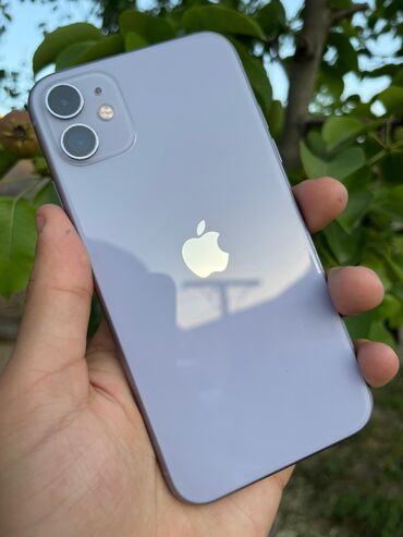Apple iPhone: IPhone 11, 128 ГБ, Deep Purple, Зарядное устройство, Защитное стекло, Кабель, 76 %