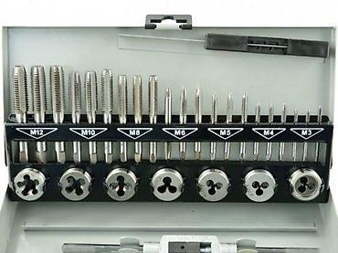 Setovi ručnog alata: Set navojnih nareznica i ureznica GEKO, 32 dela (M3–M12) Komplet za — 4