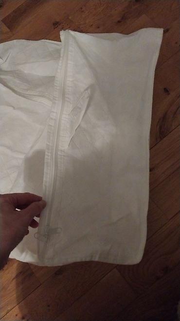 Alət çantaları: Ağ rəngli parça təşkilatçı/saxlama çantası iki eded 60x45 sm - — 2