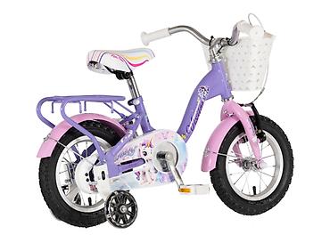 nike plave patike: Bicikl kids Visitor Unicorn 12" 8" V-brake + kontra, 95–115 cm (12") — 3
