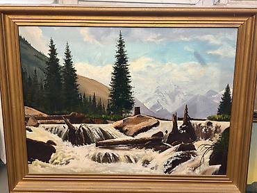 Картина «Ала-Арча» Автор: Исагеев Э. Р. (подпись и название на