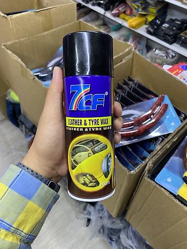 Автокосметика: Полироль-очиститель 7CF Leather & Tyre Wax, 450 мл Универсальный — 1