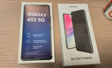 Мобильные телефоны и аксессуары: Samsung Galaxy A53 | Новый | 128 ГБ | цвет - Черный | Гарантия