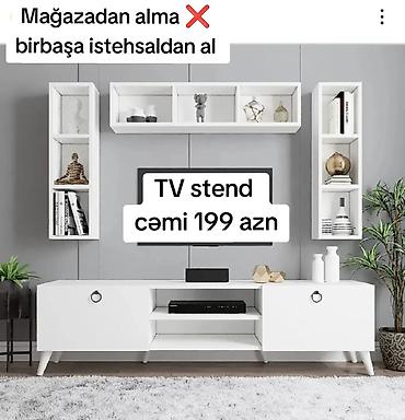 televizo: Yeni, Düz TV altlığı, Polkalı, Laminat — 1