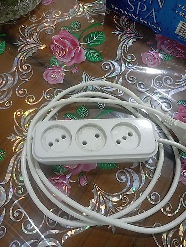 3 yuvalı elektrik uzadıcı (rozetka blok) - Tip: Torpaqlı 3-lü priz lalafo.az -da 3 yuvalı elektrik uzadıcı (rozetka blok) - Tip: Torpaqlı 3-lü priz