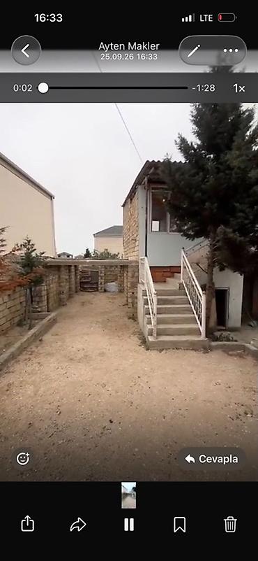ev damaşnik: Həyət evi satılır/kirayə verilir – şəhərdənkənar, sakit məhəllədə. - — 2