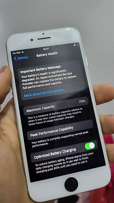 iphone qusar: IPhone 7, 128 GB, Gümüşü — 4