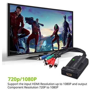 приставка вайфай для телевизора: Конвертер component YPBPR в HDMI сигнал. Скалер новый в коробке