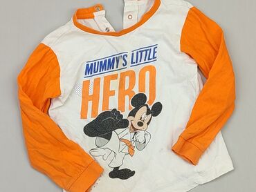sweterek biały niemowlęcy: Bluza, Disney, 1.5-2 lat, 86-92 cm, stan - Dobry