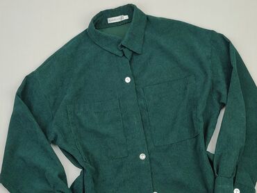 zielone bluzki z bufiastymi rękawami: Shirt, 6XL (EU 52), condition - Very good