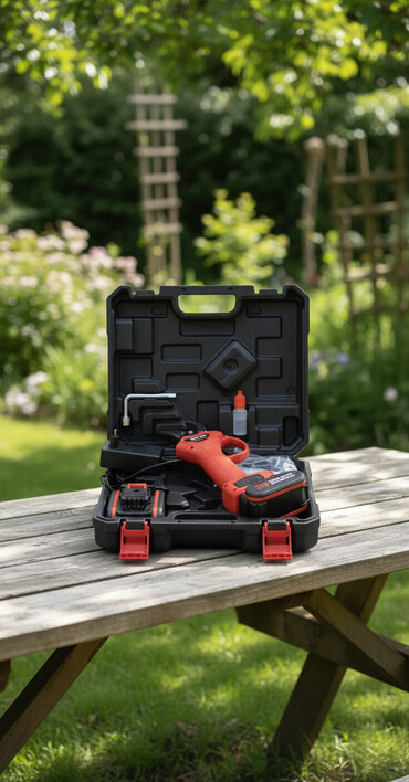 Ostali alati i mašine: Aku makaza za voće - AKCIJA (NOVO) - Snaga: 21V Lithium - U koferu na lalafo.rs — 1 Ostali alati i mašine: Aku makaza za voće - AKCIJA (NOVO) - Snaga: 21V Lithium - U koferu — 1