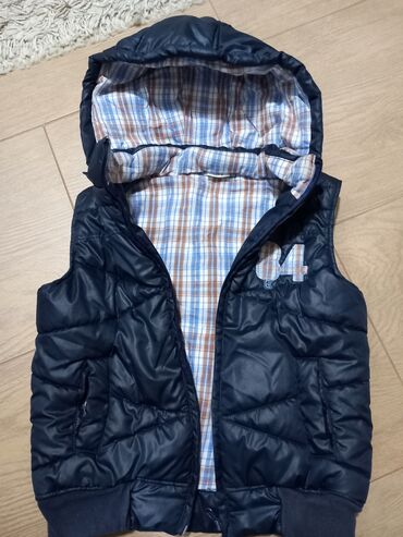 olsen crna zenska jakna za prelazno vreme: Perjani prsluk, 110-116