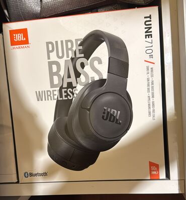 Dinamiklər və kolonkalar: Yeni Simsiz (Bluetooth) Qulaqcıqlar, JBL, rəng - Qara