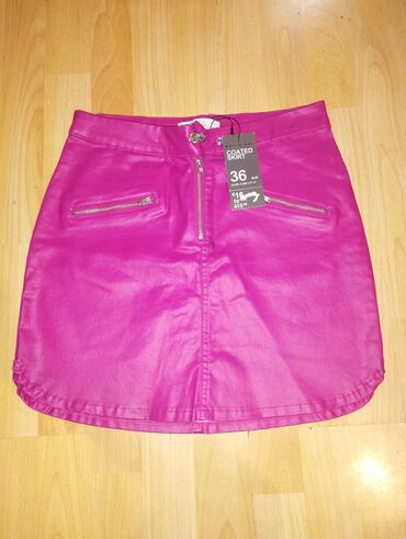pink suknja: S (EU 36), Mini, bоја - Roze