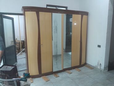 Yataq otağı dəstləri: İkinəfərlik çarpayı, Dolab, İşlənmiş — 2