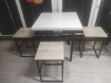 мебел работа: Комплект стол и стулья Б/у