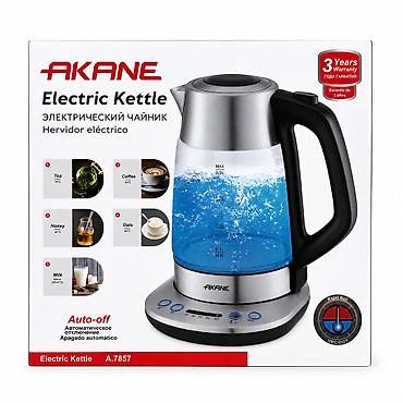Mətbəx texnikası: №: 4538 Məhsulun adı: Elektrik çaydan Akane A.7857 2 l, Gümüşü, 2000 — 1