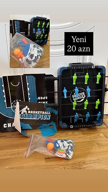 champion: Stolüstü oyun dəsti – futbol və basketbol temalı Xüsusiyyətlər: - — 1