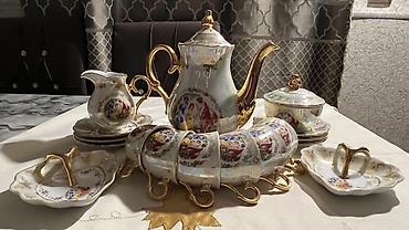 madonna çay desti: Çay dəsti, rəng - Ağ, Farfor, Madonna, 6 nəfərlik, Çexiya — 2