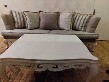Divan və masa dəstləri: Klassik divan, Qonaq otağı üçün, Açılmayan — 5
