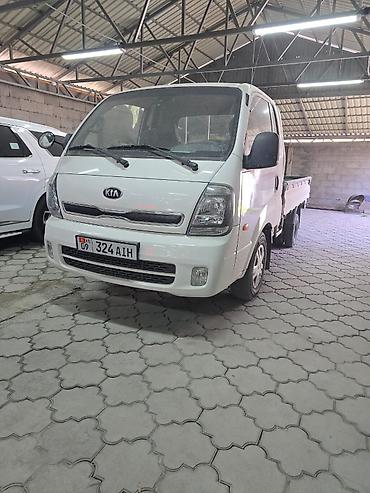 бонго дубль кабина: Kia Bongo (K2500/K2700) бортовой малотоннажный грузовик, белый цвет — 1