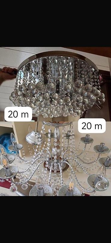 Çilçıraqlar: Çılçıraq, 10 və daha çox lampa, Xrustal — 1