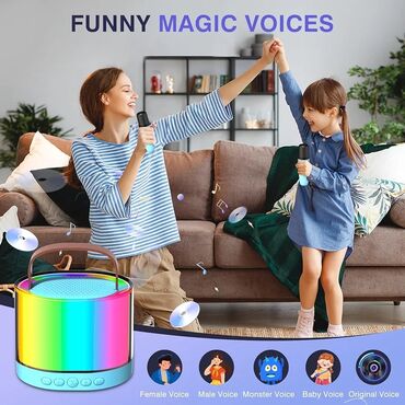 Zvučnici i stereo sistemi: Karaoke Bluetooth Rgb Prenosni Zvucnik D23 Karaoke mašina ima odličan — 4