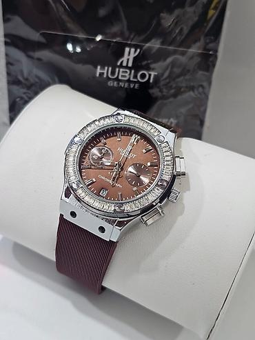 original saatlar: Yeni, Qol saatı, Hublot, rəng - Qızılı — 3