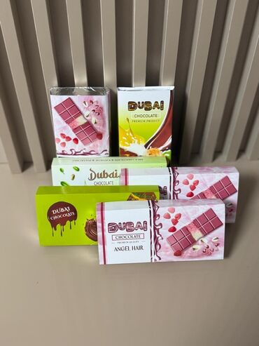 Кондитерские изделия, сладости: Дубайский шоколад с фисташковой пастой 220гр - 900сом Шоколад Волосы — 16