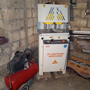 islenmis svarka aparati: PLASTMAK Machine – PVC/ALÜMİNİUM profil emalı üçün peşəkar künc kəsim — 1