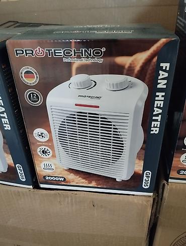 PROTECHNO GP305 Fan Heater – 2000W - Güclü istilik: 2000W yüksək